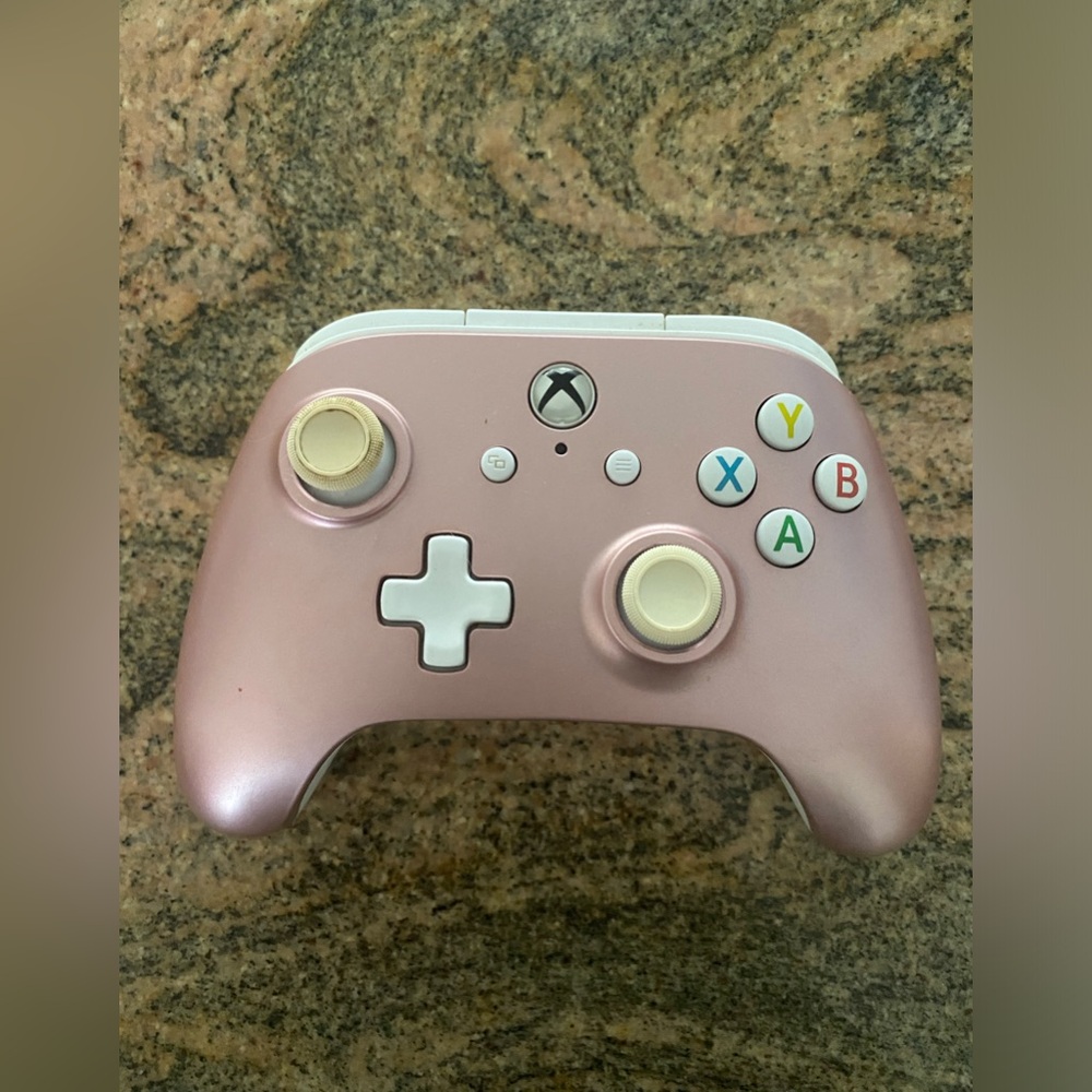 Microsoft Xbox PowerA Enhanced Wired Controller - Pink/Rose Gold